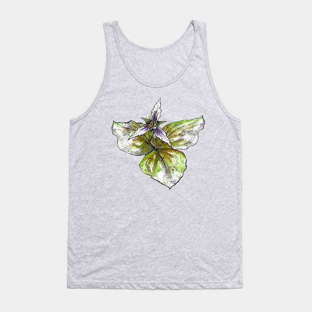 Trillium Tank Top by mycologist